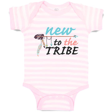 Baby Clothes New to The Tribe Baby Bodysuits Boy & Girl Newborn Clothes Cotton