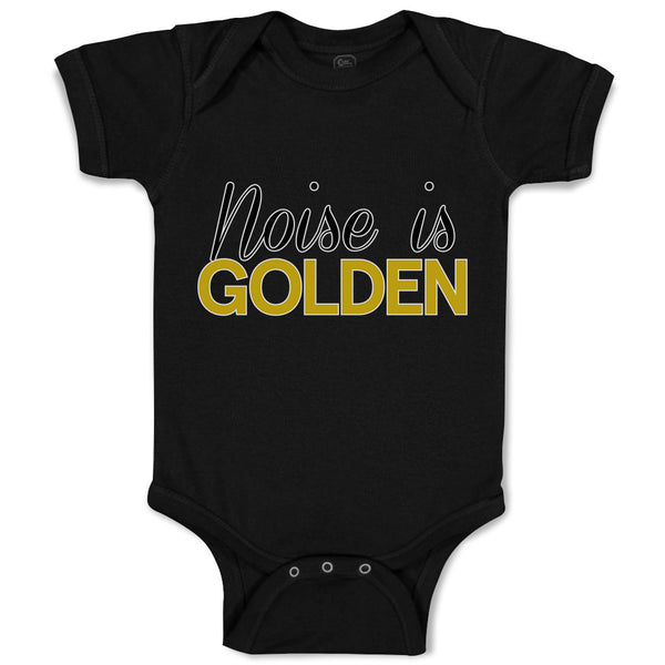 Baby Clothes Noise Is Golden Baby Bodysuits Boy & Girl Newborn Clothes Cotton