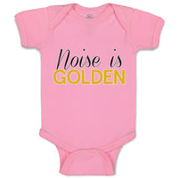 Baby Clothes Noise Is Golden Baby Bodysuits Boy & Girl Newborn Clothes Cotton