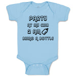Baby Clothes Party at My Crib 2 Am Bring A Bottle Baby Bodysuits Cotton
