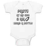 Baby Clothes Party at My Crib 2 Am Bring A Bottle Baby Bodysuits Cotton