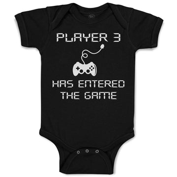 Baby Clothes Player 3 Has Entered The Game Baby Bodysuits Boy & Girl Cotton