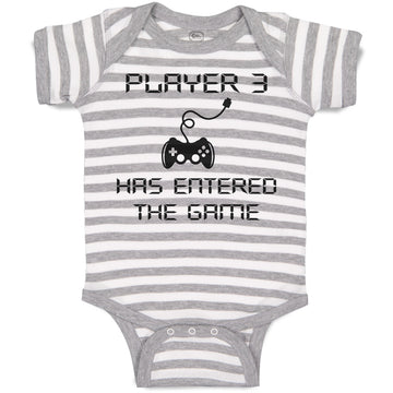 Baby Clothes Player 3 Has Entered The Game Baby Bodysuits Boy & Girl Cotton