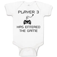 Baby Clothes Player 3 Has Entered The Game Baby Bodysuits Boy & Girl Cotton