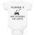 Baby Clothes Player 3 Has Entered The Game Baby Bodysuits Boy & Girl Cotton
