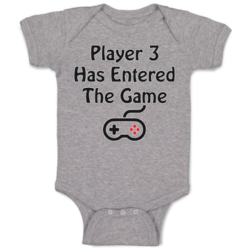 Baby Clothes Player 3 Has Entered The Game Baby Bodysuits Boy & Girl Cotton
