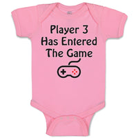Baby Clothes Player 3 Has Entered The Game Baby Bodysuits Boy & Girl Cotton