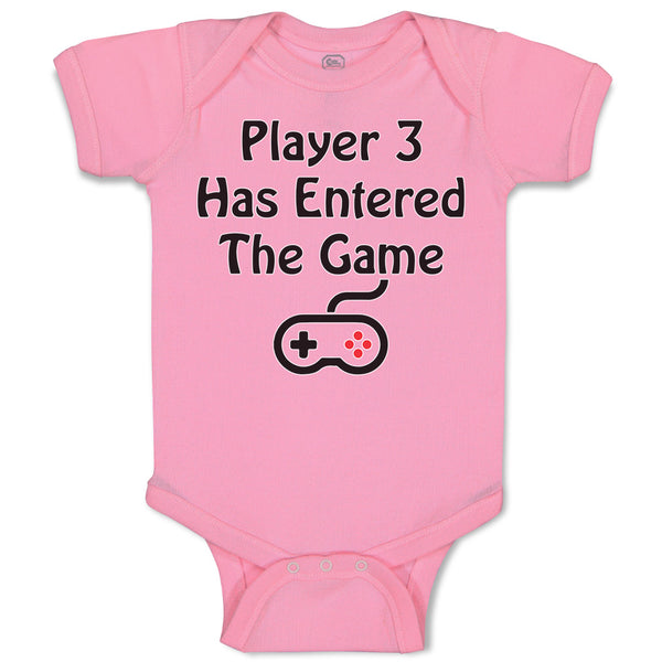 Baby Clothes Player 3 Has Entered The Game Baby Bodysuits Boy & Girl Cotton