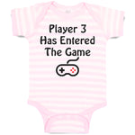 Baby Clothes Player 3 Has Entered The Game Baby Bodysuits Boy & Girl Cotton