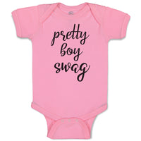 Baby Clothes Pretty Boy Swag Baby Bodysuits Boy & Girl Newborn Clothes Cotton