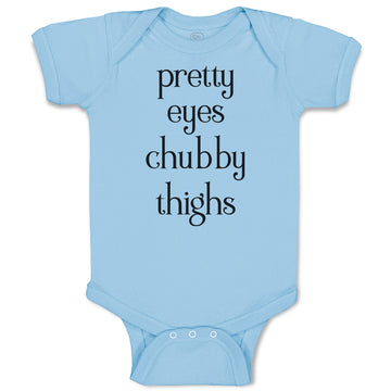 Baby Clothes Pretty Eyes Chubby Things Baby Bodysuits Boy & Girl Cotton