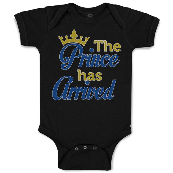 Baby Clothes The Prince Has Arrived Baby Bodysuits Boy & Girl Cotton