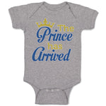 Baby Clothes The Prince Has Arrived Baby Bodysuits Boy & Girl Cotton