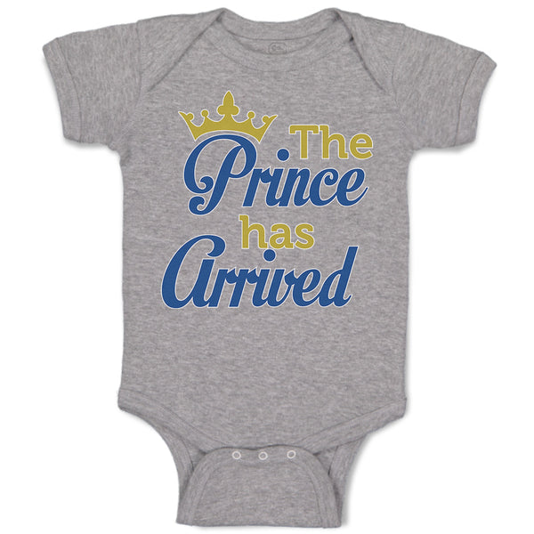 Baby Clothes The Prince Has Arrived Baby Bodysuits Boy & Girl Cotton