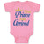 Baby Clothes The Prince Has Arrived Baby Bodysuits Boy & Girl Cotton