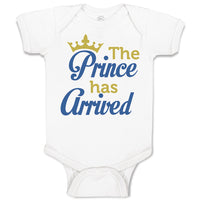 Baby Clothes The Prince Has Arrived Baby Bodysuits Boy & Girl Cotton