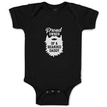 Baby Clothes Proud Owner of A Bearded Daddy Baby Bodysuits Boy & Girl Cotton