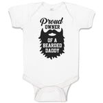 Baby Clothes Proud Owner of A Bearded Daddy Baby Bodysuits Boy & Girl Cotton
