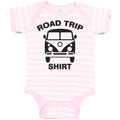 Baby Clothes Road Trip Shirt Baby Bodysuits Boy & Girl Newborn Clothes Cotton