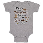 Baby Clothes Round up Your Daughters There's A New Cowboy in Town Baby Bodysuits