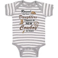 Baby Clothes Round up Your Daughters There's A New Cowboy in Town Baby Bodysuits