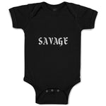 Baby Clothes Savage Word Baby Bodysuits Boy & Girl Newborn Clothes Cotton