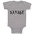 Baby Clothes Savage Word Baby Bodysuits Boy & Girl Newborn Clothes Cotton