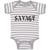 Baby Clothes Savage Word Baby Bodysuits Boy & Girl Newborn Clothes Cotton