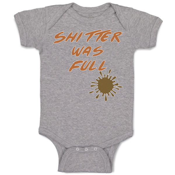 Baby Clothes Shitter Was Full Baby Bodysuits Boy & Girl Newborn Clothes Cotton