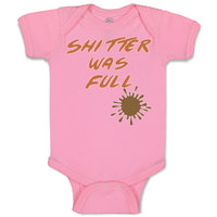 Baby Clothes Shitter Was Full Baby Bodysuits Boy & Girl Newborn Clothes Cotton