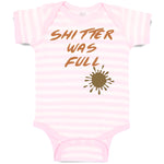Baby Clothes Shitter Was Full Baby Bodysuits Boy & Girl Newborn Clothes Cotton