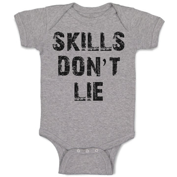 Baby Clothes Skills Don'T Lie Baby Bodysuits Boy & Girl Newborn Clothes Cotton