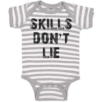 Baby Clothes Skills Don'T Lie Baby Bodysuits Boy & Girl Newborn Clothes Cotton