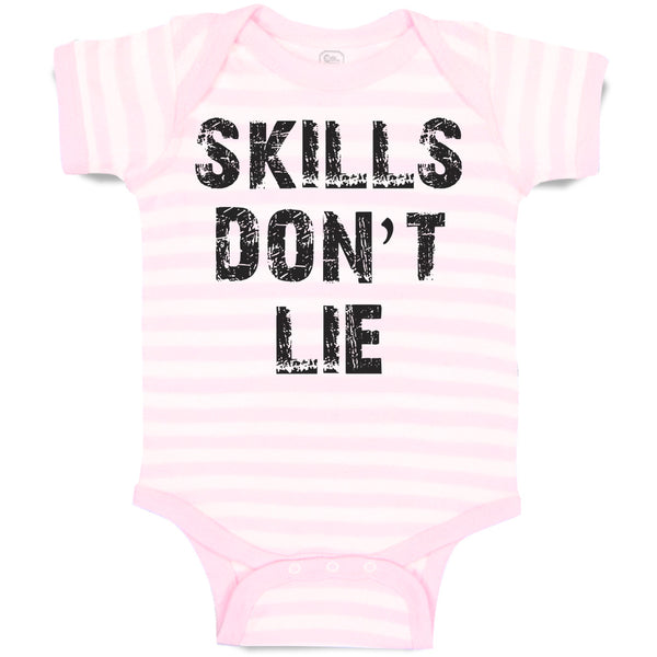 Baby Clothes Skills Don'T Lie Baby Bodysuits Boy & Girl Newborn Clothes Cotton