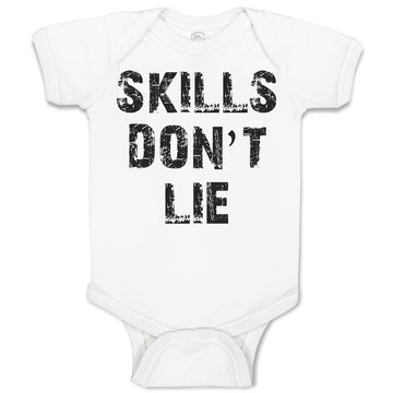 Baby Clothes Skills Don'T Lie Baby Bodysuits Boy & Girl Newborn Clothes Cotton