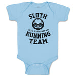 Baby Clothes Sloth Lets Nap Instead Running Team Baby Bodysuits Cotton