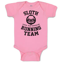 Sloth Lets Nap Instead Running Team