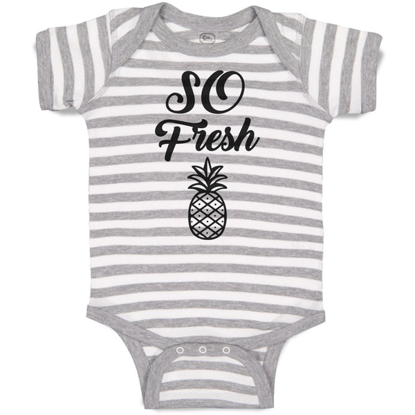 Baby Clothes So Fresh Pineapple Fruit Baby Bodysuits Boy & Girl Cotton