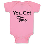 Baby Clothes You Get 2 Baby Bodysuits Boy & Girl Newborn Clothes Cotton