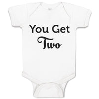 Baby Clothes You Get 2 Baby Bodysuits Boy & Girl Newborn Clothes Cotton