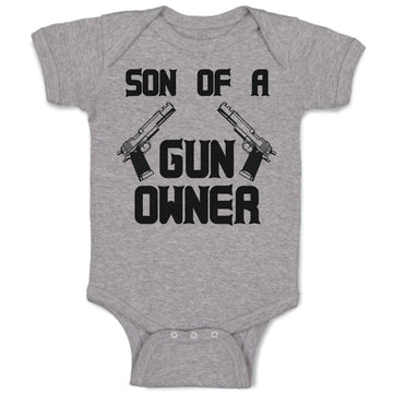 Baby Clothes Son of A Gun Owner Baby Bodysuits Boy & Girl Newborn Clothes Cotton