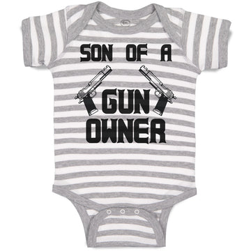 Baby Clothes Son of A Gun Owner Baby Bodysuits Boy & Girl Newborn Clothes Cotton