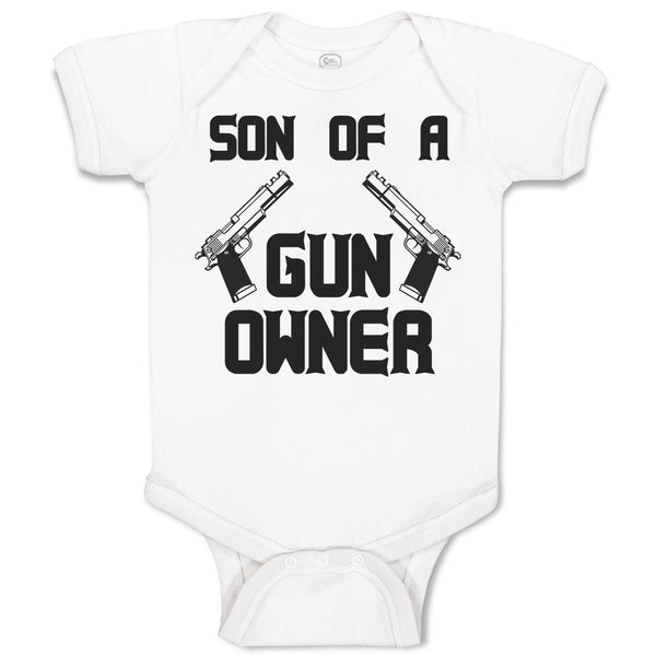Baby Clothes Son of A Gun Owner Baby Bodysuits Boy & Girl Newborn Clothes Cotton