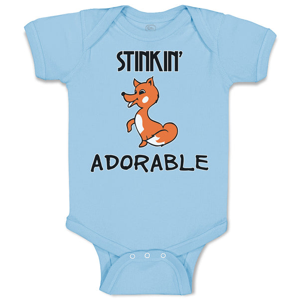 Baby Clothes Stinkin' Adorable Baby Bodysuits Boy & Girl Newborn Clothes Cotton