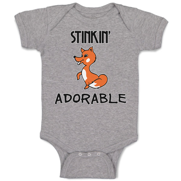 Baby Clothes Stinkin' Adorable Baby Bodysuits Boy & Girl Newborn Clothes Cotton