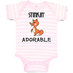 Baby Clothes Stinkin' Adorable Baby Bodysuits Boy & Girl Newborn Clothes Cotton