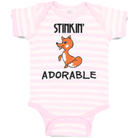 Baby Clothes Stinkin' Adorable Baby Bodysuits Boy & Girl Newborn Clothes Cotton