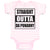 Baby Clothes Straight Outta The Da Punanny Baby Bodysuits Boy & Girl Cotton