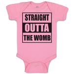 Baby Clothes Straight Outta The Womb Baby Bodysuits Boy & Girl Cotton