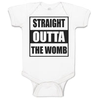 Baby Clothes Straight Outta The Womb Baby Bodysuits Boy & Girl Cotton